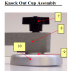 Patty-O-Matic 330A Knock Out Cup Assembly